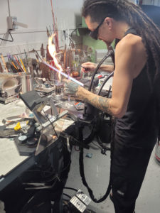 Nathan Lowe | Borosilicate Glass | Chico ART Festival, May 12 & 13, 2023