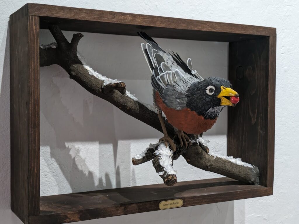 Christian Davila | Nonbirdnary | Paper Mix Media | Chico ART Festival | Finding Chico Artists